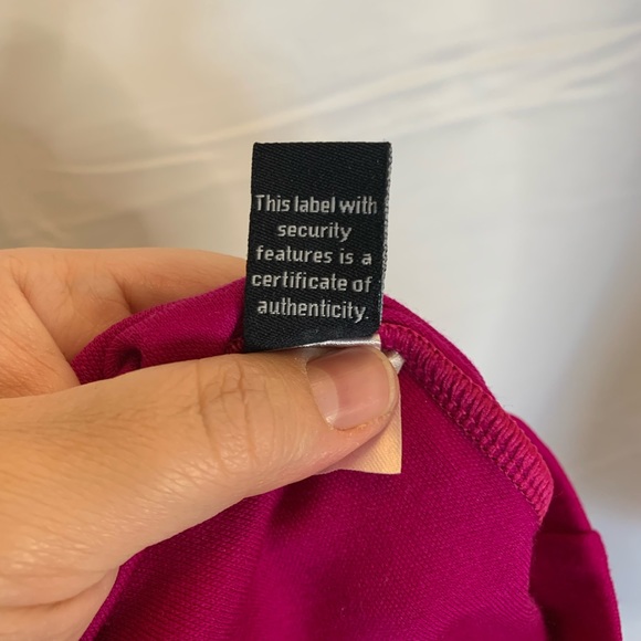 DIANE VON FURSTENBERG WHITLEY DRESS RASPBERRY SIZE 12 NEW WITH TAGS - Picture 9 of 9